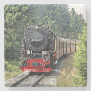 Nostalgischer Dampflokomotive-Zug Steinuntersetzer