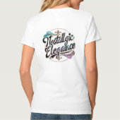 Nostalgischer Elegance T - Shirt - Klassischer Vin (Rückseite)