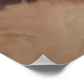 Nostalgischer Glamour: Vintage russische Portraits Poster (Ecke)