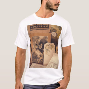 Nostalgischer Glamour: Vintage-Russische Porträts. T-Shirt