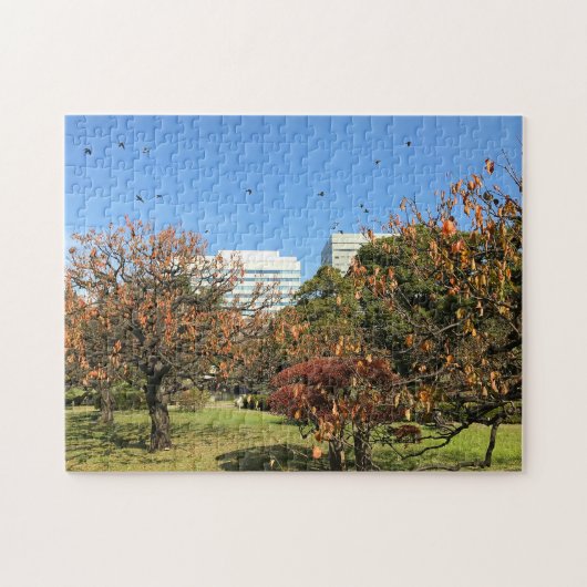 Nostalgischer Herbst-Himmel Puzzle (Horizontal)