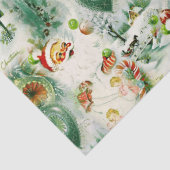Nostalgischer Kitschmas Seidenpapier (Detail)