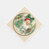 Nostalgischer Kitschmas  Serviette (Ecke)