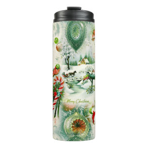 Nostalgischer Kitschmas  Thermosbecher