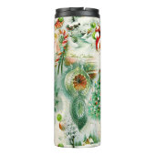Nostalgischer Kitschmas Thermosbecher (Rückseite)