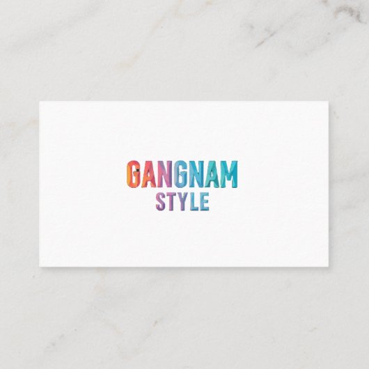 Nostalgischer Klassiker Visitenkarte (Rückseite)