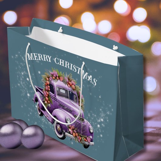 Nostalgischer LKW Große Geschenktüte