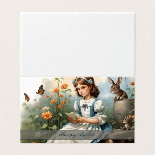 Nostalgischer OsterIdyll (Außenseite Aufgefaltet)