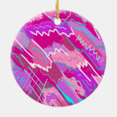 Nostalgischer Pop Kunst, Dichtung und Musik Keramik Ornament (Hinten)