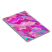 Nostalgischer Pop Kunst, Dichtung und Musik Notizblock (Rechte Seite)