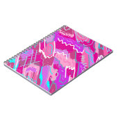 Nostalgischer Pop Kunst, Dichtung und Musik Notizblock (Linke Seite)