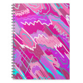 Nostalgischer Pop Kunst, Dichtung und Musik Notizblock (Vorderseite)