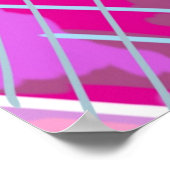 Nostalgischer Pop Kunst, Dichtung und Musik Poster (Ecke)