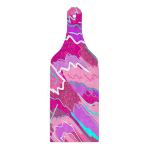 Nostalgischer Pop Kunst, Dichtung und Musik Schneidebrett