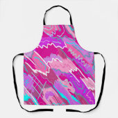 Nostalgischer Pop Kunst, Dichtung und Musik Schürze (Vorderseite)