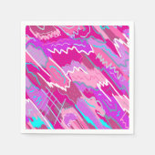 Nostalgischer Pop Kunst, Dichtung und Musik Serviette (Vorderseite)