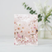 Nostalgischer Sakura Postkarte (Stehend Vorderseite)
