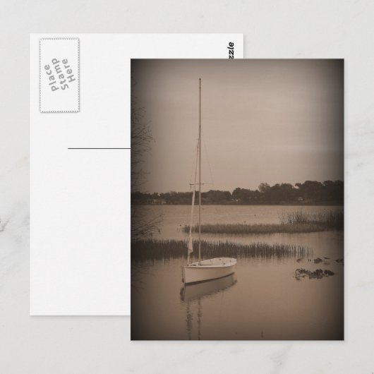 Nostalgischer Sommer Postkarte (Vorne/Hinten)