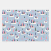 Nostalgischer Urlaub Geschenkpapier Set (Vorderseite 2)