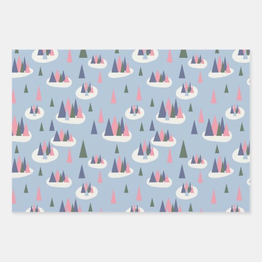 Nostalgischer Urlaub Geschenkpapier Set (Vorderseite 2)