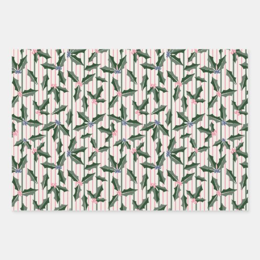 Nostalgischer Urlaub Geschenkpapier Set (Vorderseite)