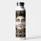 Nostalgischer Vintage-Steampunk-Fantasy Trinkflasche (Links)