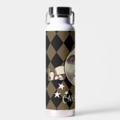 Nostalgischer Vintage-Steampunk-Fantasy Trinkflasche (Vorne)