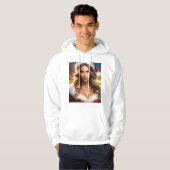 Nostalgischer Weihnachts-Santa-Mädchen Hoodie (Vorne ganz)
