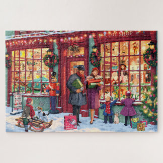 Nostalgischer Weihnachts-Spielwarenladen Puzzle