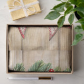 Nostalgischer Weihnachtskranz Reispapier festliche Seidenpapier (Geschenk)