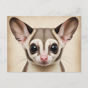 Nostalgischer Zuckerkleider im verblassten Retro Postkarte