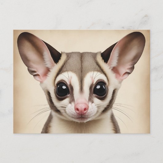 Nostalgischer Zuckerkleider im verblassten Retro Postkarte (Vorderseite)