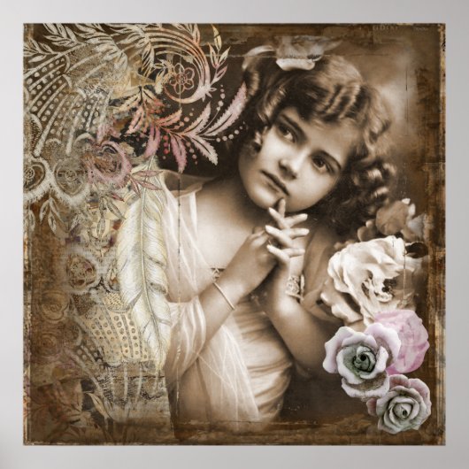 Nostalgisches Angel Poster (Vorne)