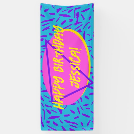 Nostalgisches Banner der 90er Jahre (Vertikal)