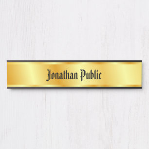 Nostalgisches Calligraphisches Skript Elegante Imi Türschild