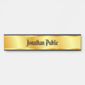 Nostalgisches Calligraphisches Skript Elegante Imi Türschild (Vorderseite )