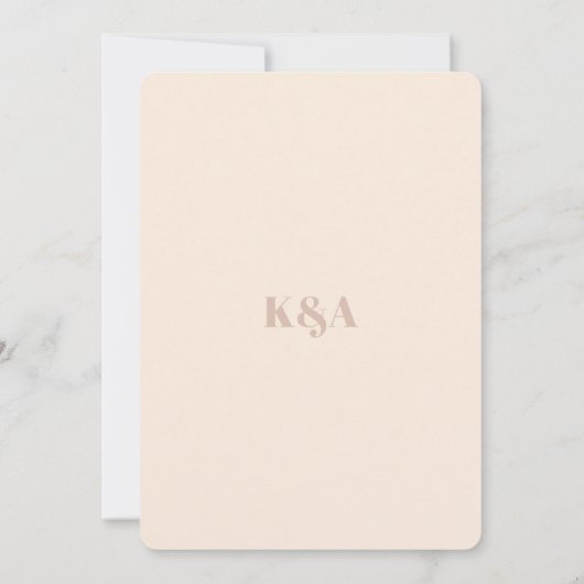 Nostalgisches Charm Retro Wedding Foto Dankeskarte (Rückseite)