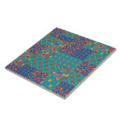 Nostalgisches falsches Patchwork-Muster Keramikfli Fliese (Seite)