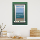 Nostalgisches Fenster Poster (Küche)