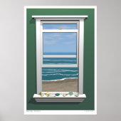 Nostalgisches Fenster Poster (Vorne)