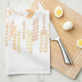 Nostalgisches Ferkel-Geschirrtuch Küchentuch (Viertel Falte)