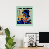 Nostalgisches Glück als Lady Poster (Heimbüro)