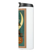 Nostalgisches Glück Halloween Hexe & Owl Thermosbecher (Nach rechts gedreht)