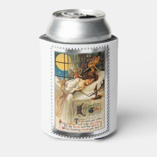 Nostalgisches Halloween-Goblins und -Fairies Dosenkühler (Kanne Rückseite)