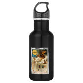 Nostalgisches Halloween-Goblins und -Fairies Edelstahlflasche (Vorderseite)