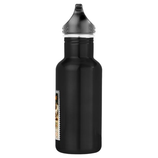 Nostalgisches Halloween-Goblins und -Fairies Edelstahlflasche (Rechts)