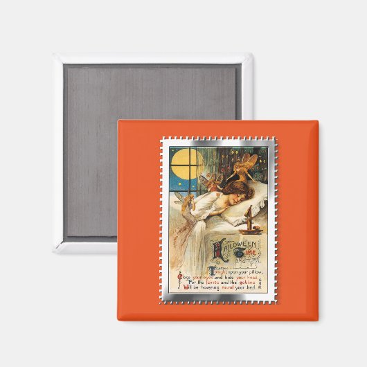 Nostalgisches Halloween-Goblins und -Fairies Magnet (Vorderseite/Rückseite)