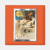 Nostalgisches Halloween-Goblins und -Fairies Magnet (Vorne)