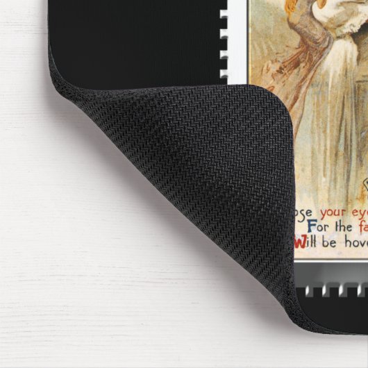 Nostalgisches Halloween-Goblins und -Fairies Mousepad (Ecke)