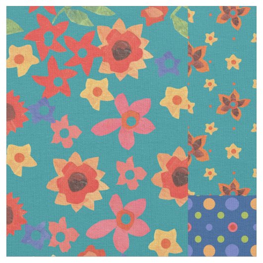 Nostalgisches Imitat-Patchwork-Muster-Gewebe Stoff (Nahaufnahme)